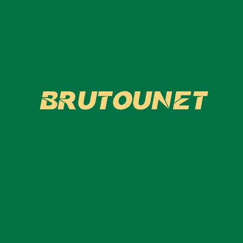 Logo da BRUTOUNET